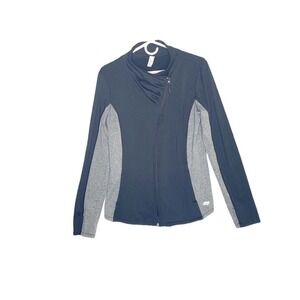 marika women’s full zip lightweight Activewear Jacket size L black Gray